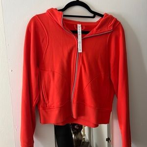 Orange lululemon hoodie